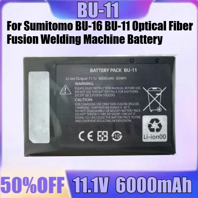 

New BU-16 BU-11 6000mAh High quality Battery for Sumitomo BU-16 BU-11 Optical Fiber Fusion Welding Machine Battery
