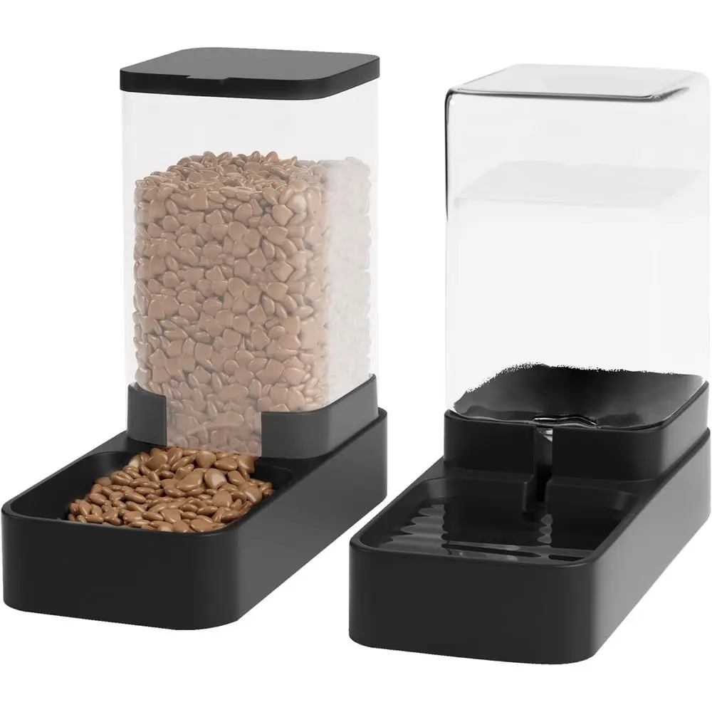 

Automatic Pet Feeder and Water Dispenser Set for Dogs and Cats, 3.3L Capacity, Suitable for Small to Large Breeds
