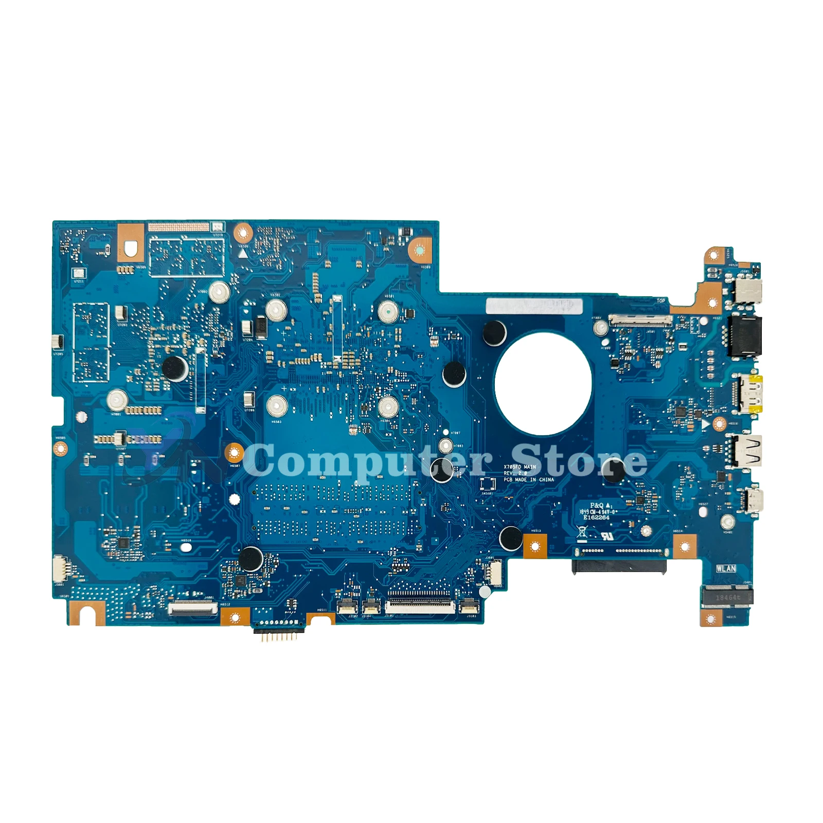 Imagem -02 - Placa-mãe Portátil para Asus Vivobook Pro 17 X705 N705 Placa-mãe com I38145u I59265u I7-8565u Gtx10502g 4g Ddr4 g X705fd