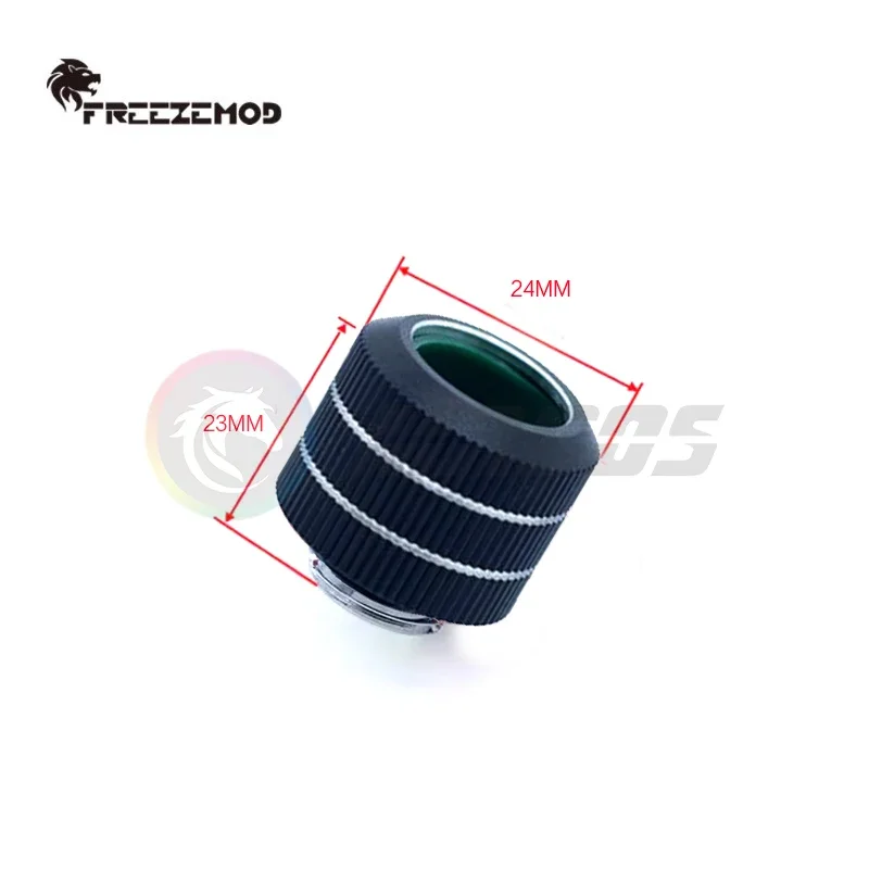 OD16mm Hard Tube Fitting for PETG Acrylic Metal Pipe,Anti-Fall Hand-Tighten 20kg Pulling Force,PC Cooling Connector HYGKN-B16