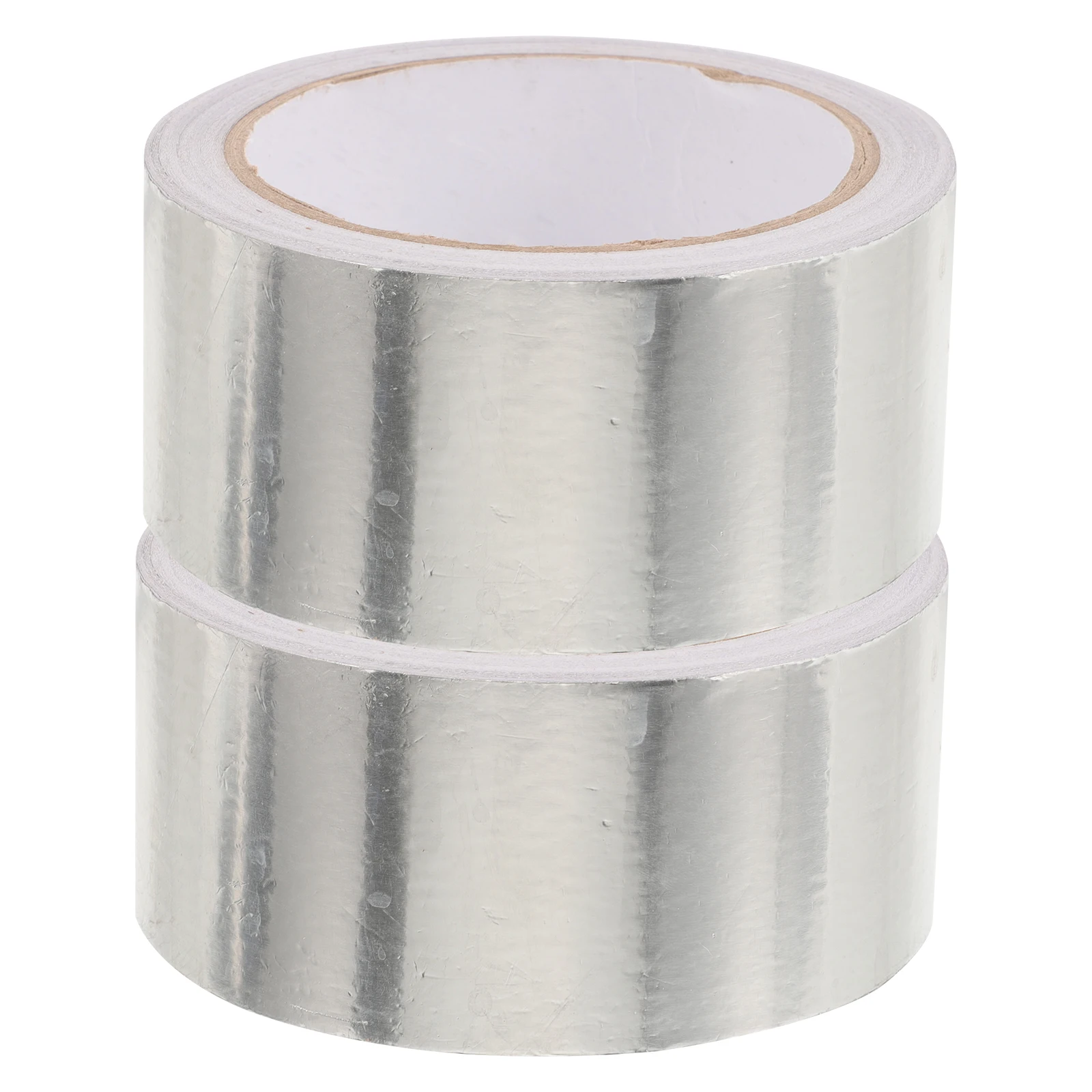 

2 Rolls 45mmx20m Insulated Aluminum Foil Tape for Metal Repair Sealing Ductwork High Temperature Heavy Duty Adhesive