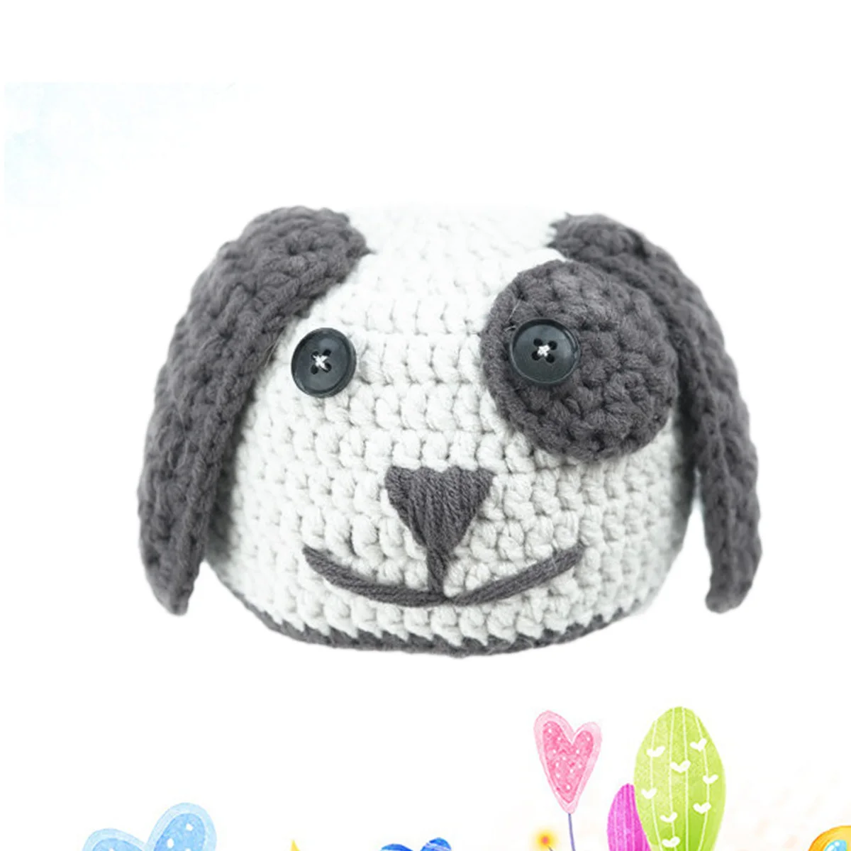 

Вязаная шапка для фотосъемки новорожденных собак, креативная шапка для фотосессии, идеально подходящая для младенцев, удобная шапка для фотосессии, детская шапка для фотосессии