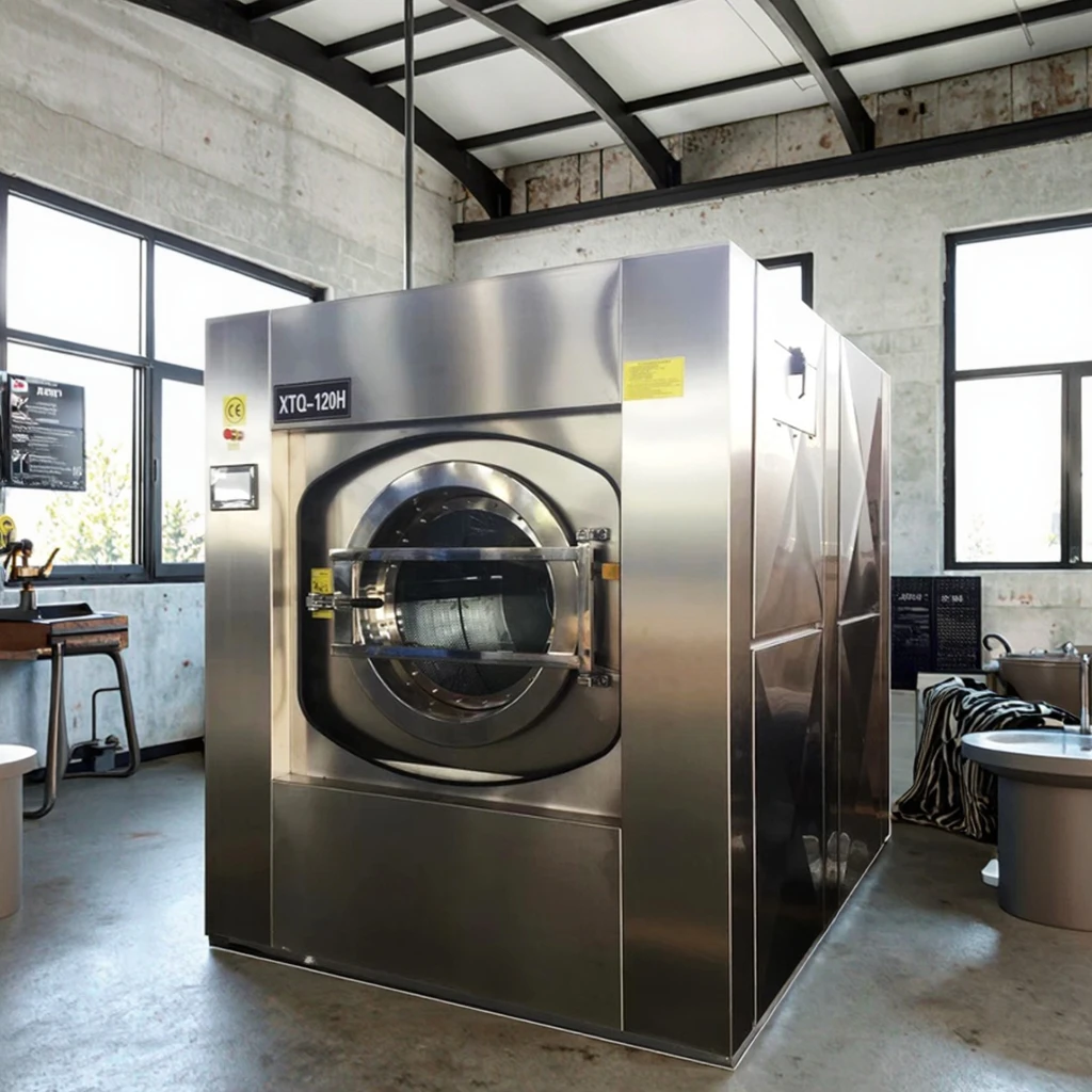 Industrial Electric 220V Steam Dry Cleaner New Commercial Laundry Equipment Stainless Steel Housing 10-120kg Capacity