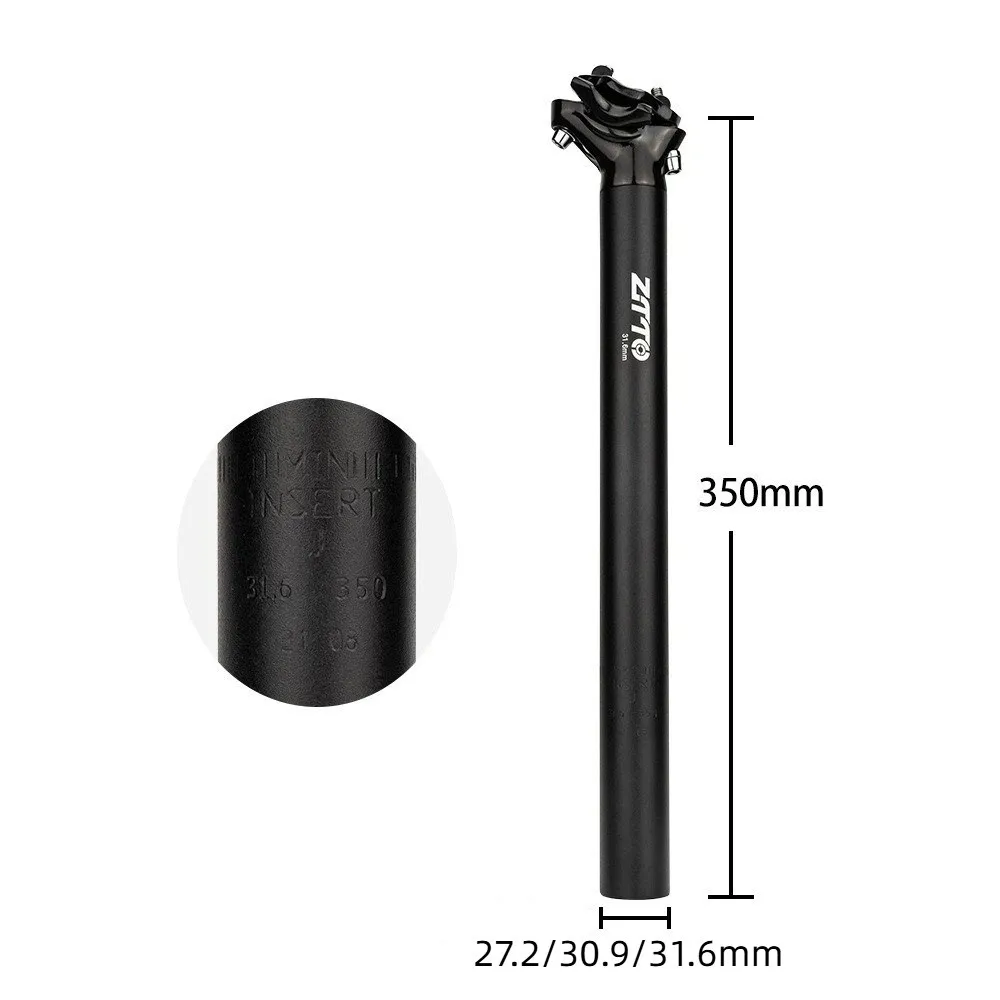 العالمي ZTTO مقعد دراجة آخر 27.2/30.9/31.6 مللي متر خفيفة مقعد الدراجة أنبوب سبائك الألومنيوم الدراجات Seatpost لقطع غيار الدراجات #6