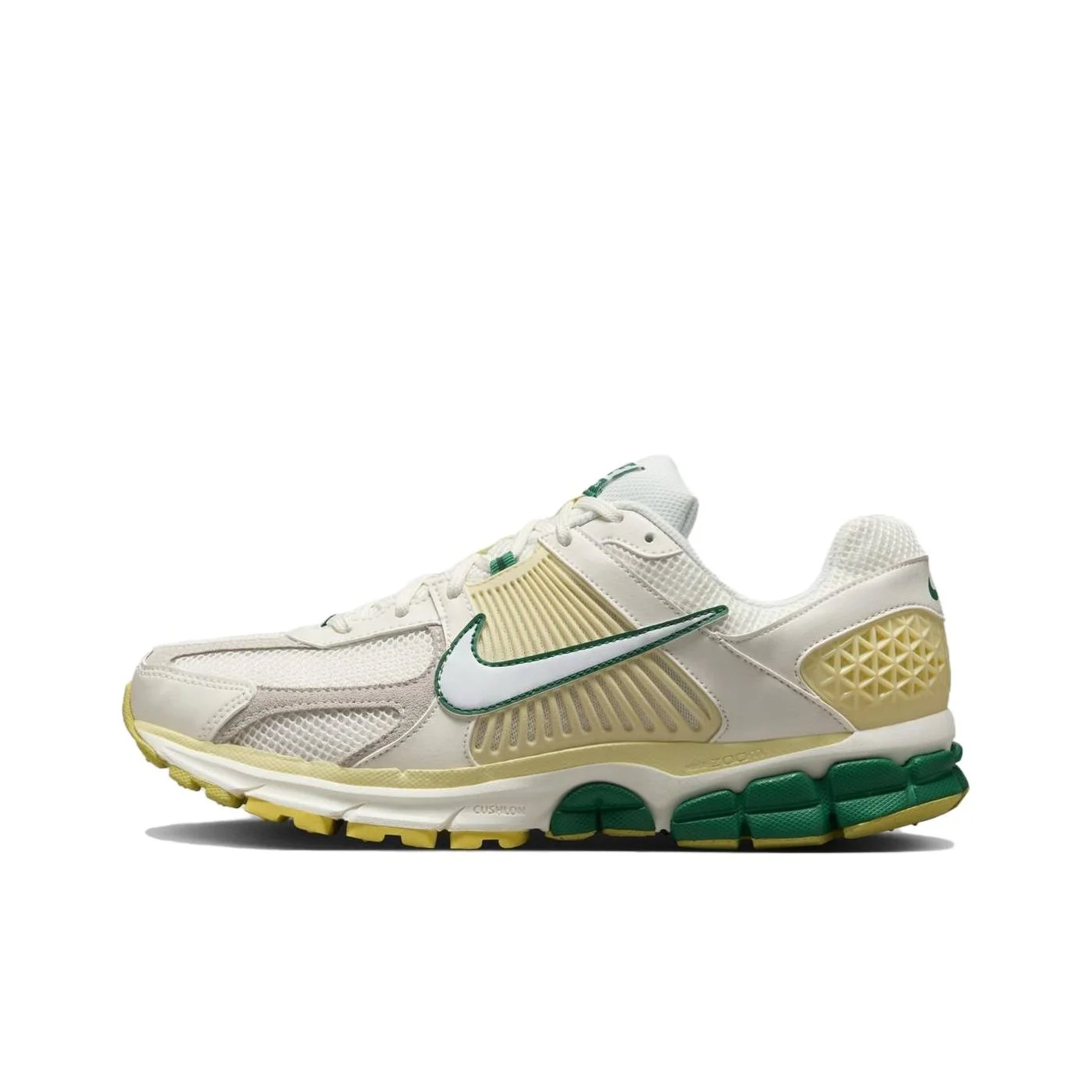 Nike Zoom Vomero 5 Breathable Low top Casual Training City Commuting Running Shoes Men's Beige Yellow Green FN8361-100