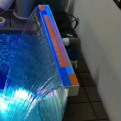 Factory supplied water downgrade IP68 remote control DC 12V 4w 300mm acrylic waterfall pool wall
