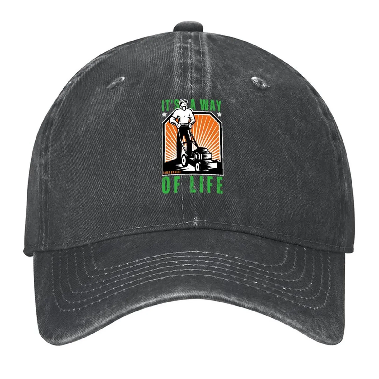 

Funny Lawn Ranger Rides Again Retro | gardening quote | lawn mower Baseball Cap designer cap Golf Hat Man tea Hat Girl Men's