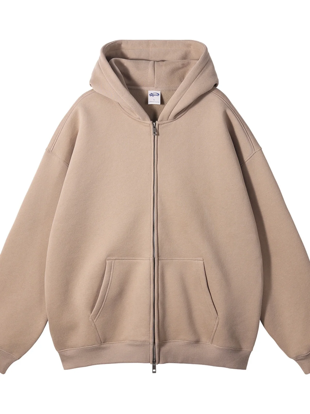 

Loose Fit Zipper Cardigan Hooded Sweatirt Men's Casual Jaet Long Sve Autumn Wear Daily Simple Sle Chinese Manufacturer