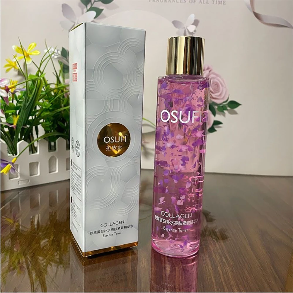 

OSUFI Collagen Face Toner Makeup Refreshing Firming Multiple Moisturizing Balanced Muscles Oil Control Skin Care Makeup Water