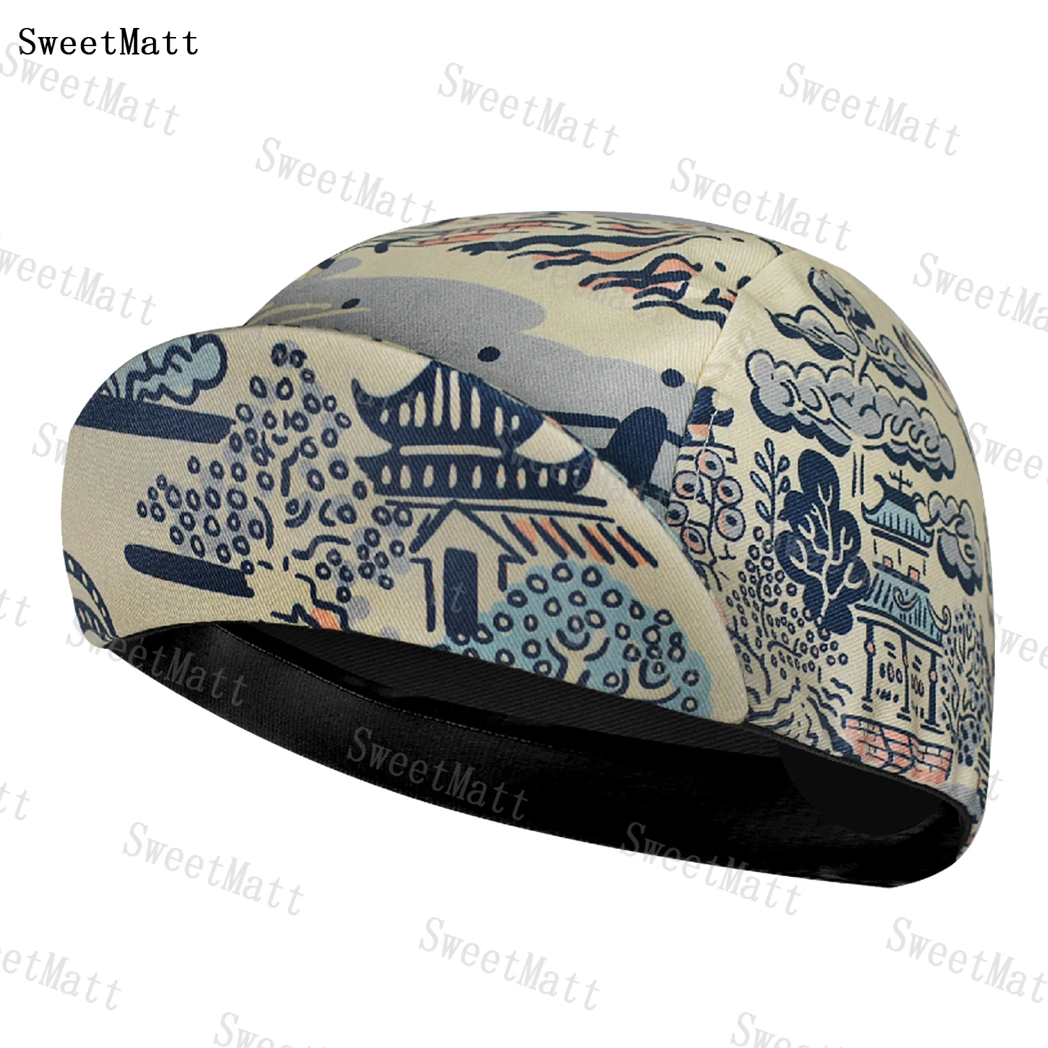 NEW Cycling Caps Men And Women Bike Hat Cartoon Pictures Style Headdress Breathable Sweat MTB Bicycle Sports Balaclava