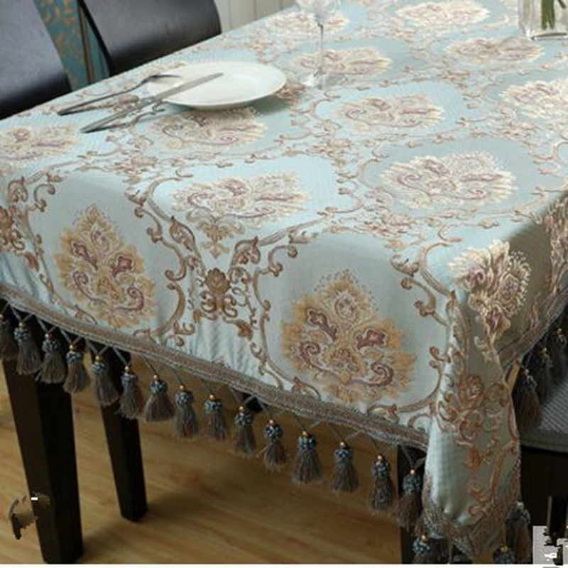 Upscale tablecloth Table cloth rectangular living room table cloth square square round tablecloth home