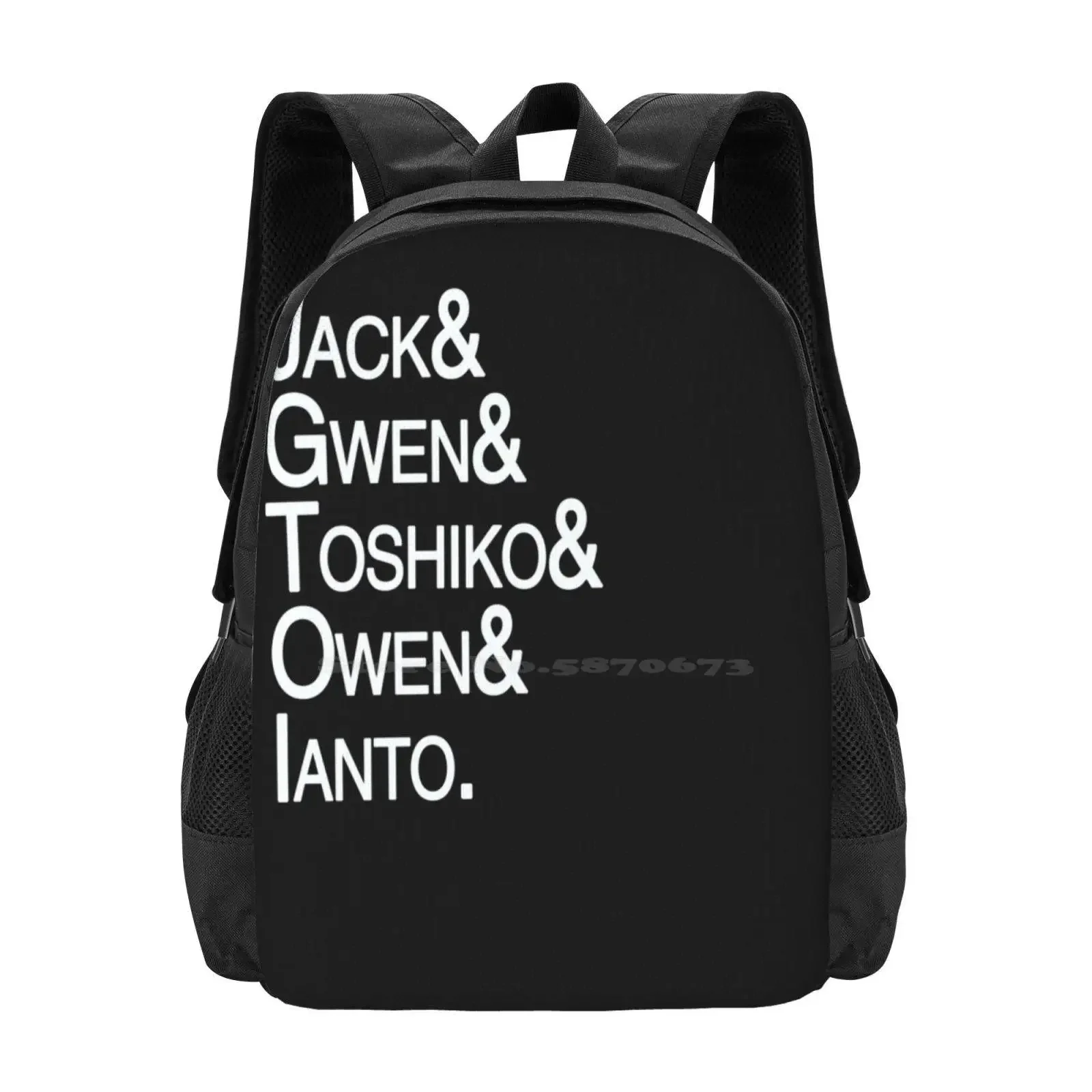 

Torchwood Team Hot Sale Schoolbag Backpack Fashion Bags Torchwood Team Captain Jack Harkness Torchwood Three Gwen Cooper
