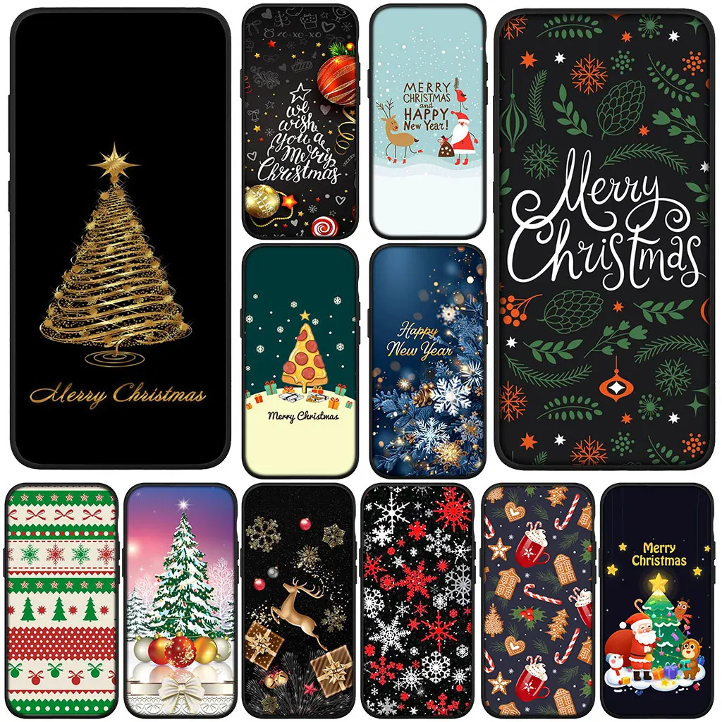 Для Motorola Moto G82 G20 G22 G23 G32 G9 G8 G7 Power Plus G41 G52 G30 G71 E22 E13 E20 E32 Чехол Олень Подарок Веселая Рождественская елка
