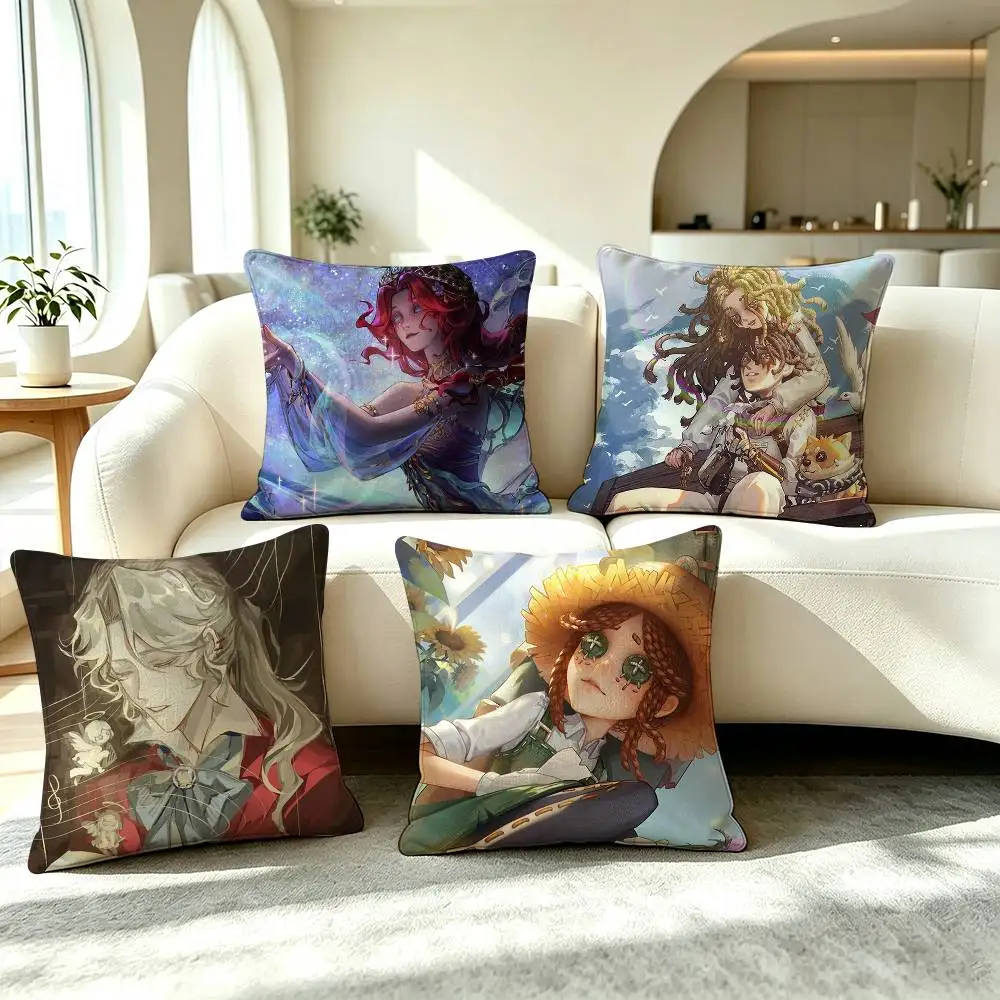 I-Identity V Horror Game  Pillow Case Square Double-Sided Sofa Cushion Cover Bedroom Bedside Pillow