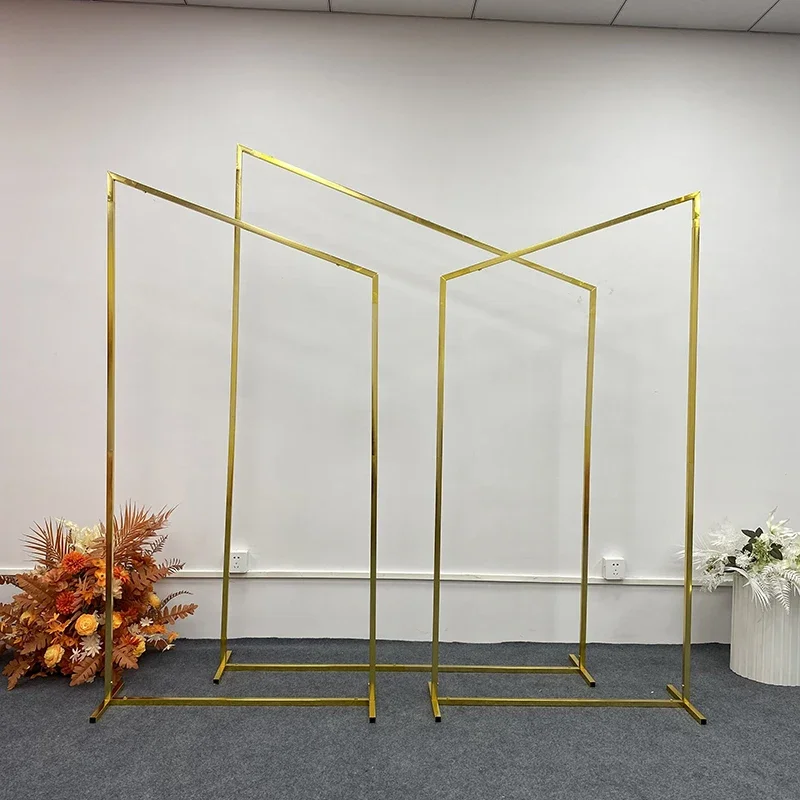 Wedding props, beveled edges, pointed heads, three-dimensional geometric screens, flower stands, wedding catwalk