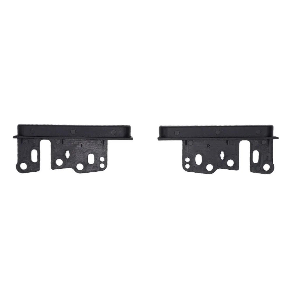 2pcs ABS Plastic Double DIN Stereo Dash Kit Double DIN Configuration Clean Interior Upgrade Stereo Installation Bezel Kit Black
