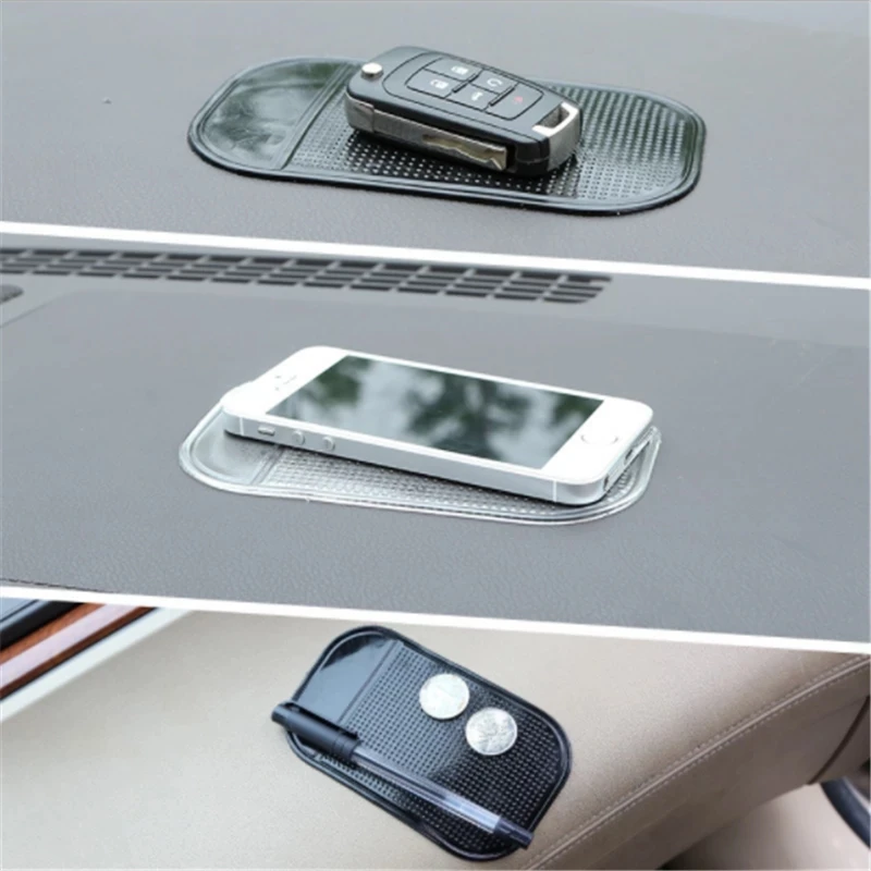 Car Anti-Slip Mat Pads Car Dashboard Sticky Silicone Mat Auto Non-Slip Sticky Gel Pad For Phone Holder Car Styling Interior