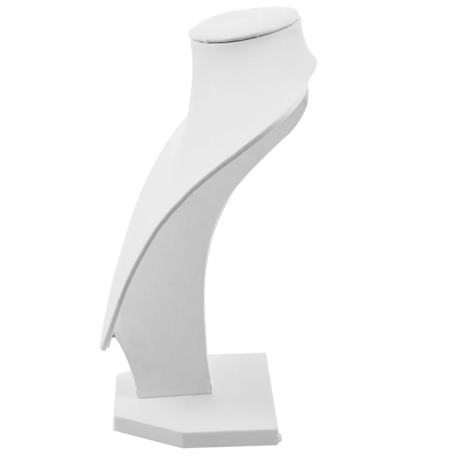 FZFZ ジュエリースタンド ポートレートモデル ネックレスディスプレイ 写真撮影小道具 ホワイト 22x16cm