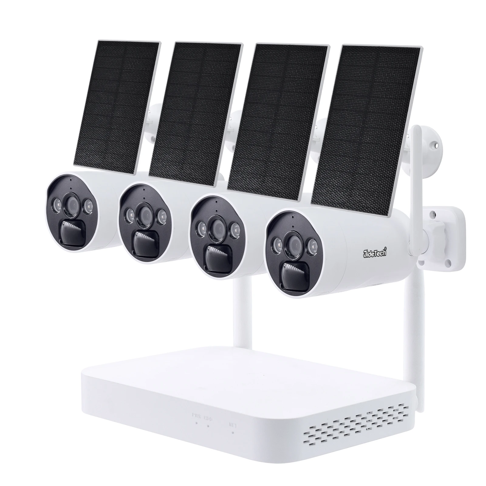 

Latest 2024 model Solar Powered Wireless CCTV Camera System Outdoor with 9000mAh Battery IP and 1.5W Panels