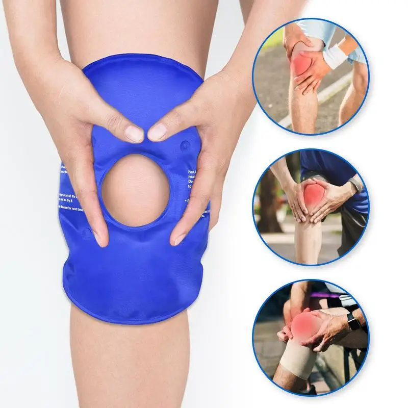New Knee Ice Pack Wrap Around Entire Knee After Surgery Reusable Gel Pack For Injuries Ice Pack For Pain Relief Swelling Surgery