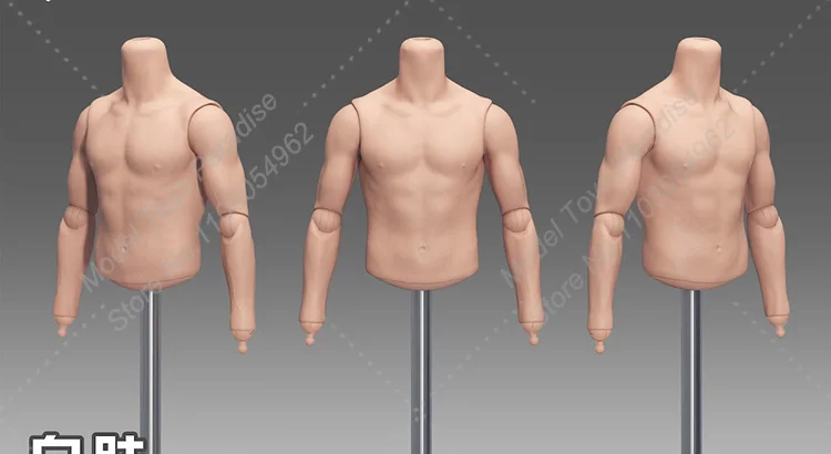 Original MAHA studio MH2404 1/6 Men Soldier Mobile Muscle Joint Body Muscle Half Body Fit 12inch Action Figure Collectible Toys