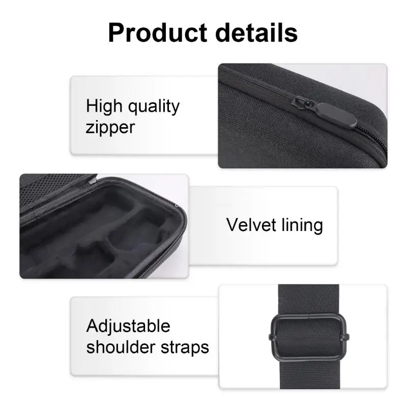 Wear-Resistant Storage Bag Housing for Pocket 3 Flight Case Internal Holding Tray for Secure Store &Transport Protector Dropship