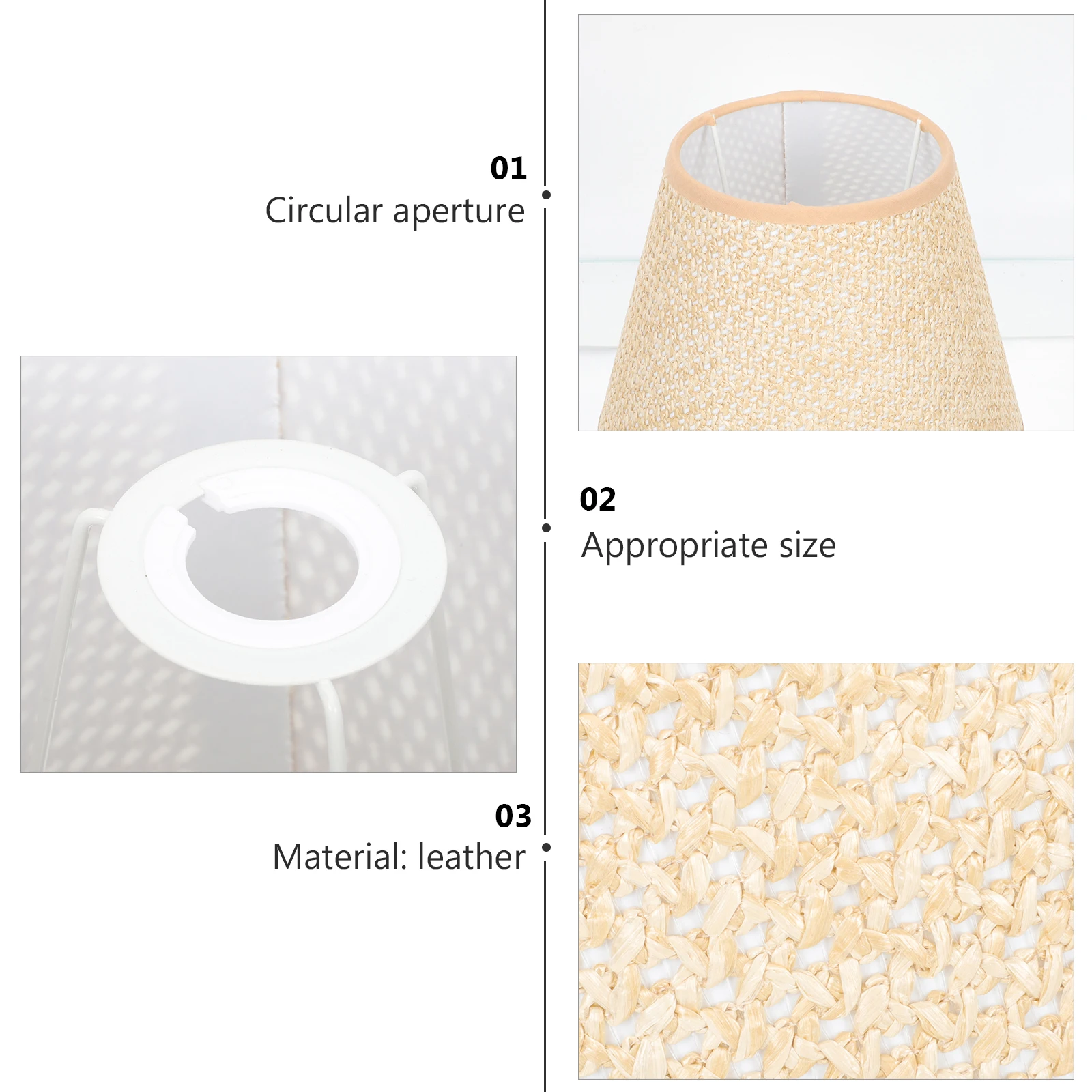 

Retro Lampshade PE Woven Paper E27 Lamp Cover Yellow Color Bedroom Bedside Table Light Shade for Home Hotel Study
