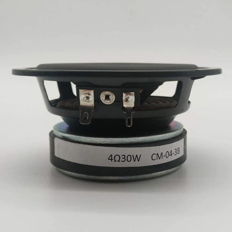 Altavoz de Audio de 4 pulgadas, altavoz de rango completo, altavoz de alta fidelidad de 4Ω 30W para altavoz amplificador de hogar inteligente