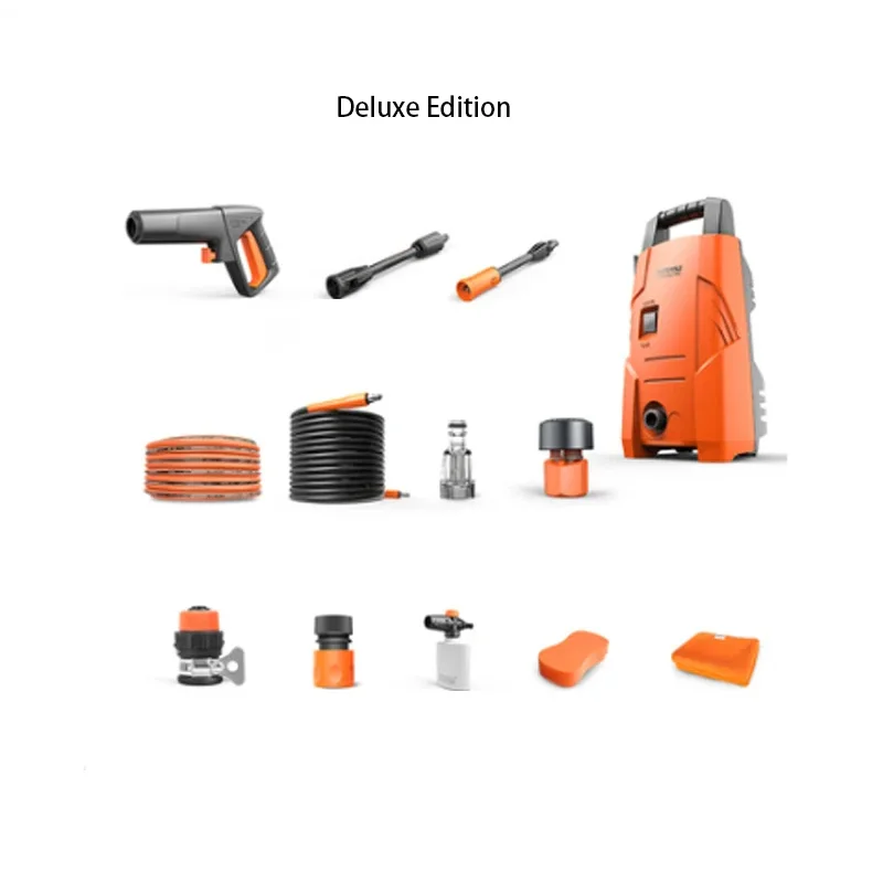 Lavatrice per auto domestica pompa acqua automatica per uso domestico ad alta pressione lavatrice per auto pistola ad acqua macchina per la pulizia pompa per lavaggio auto portatile