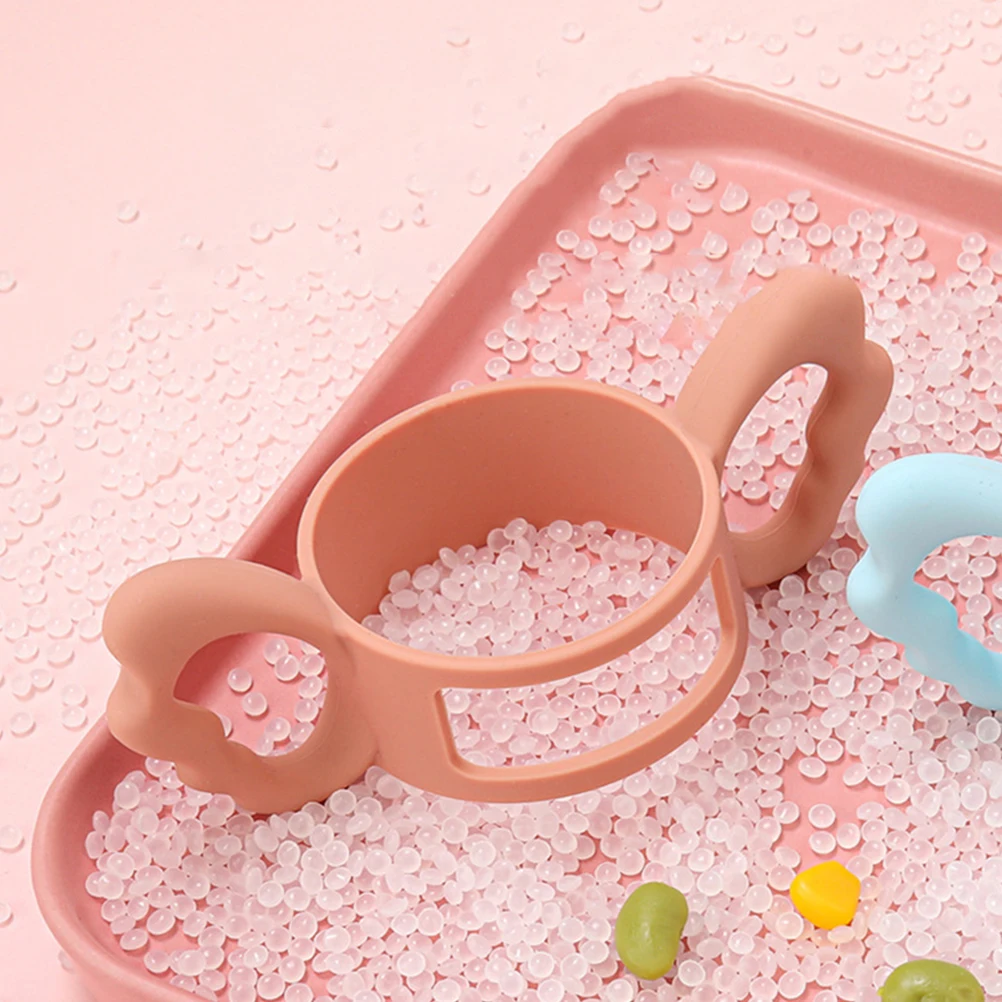 

2 шт., ручки для детских бутылочек, прочный силиконовый чехол для хранения молока для малышей, портативный эргономичный дизайн для кормления, подарок для родителей