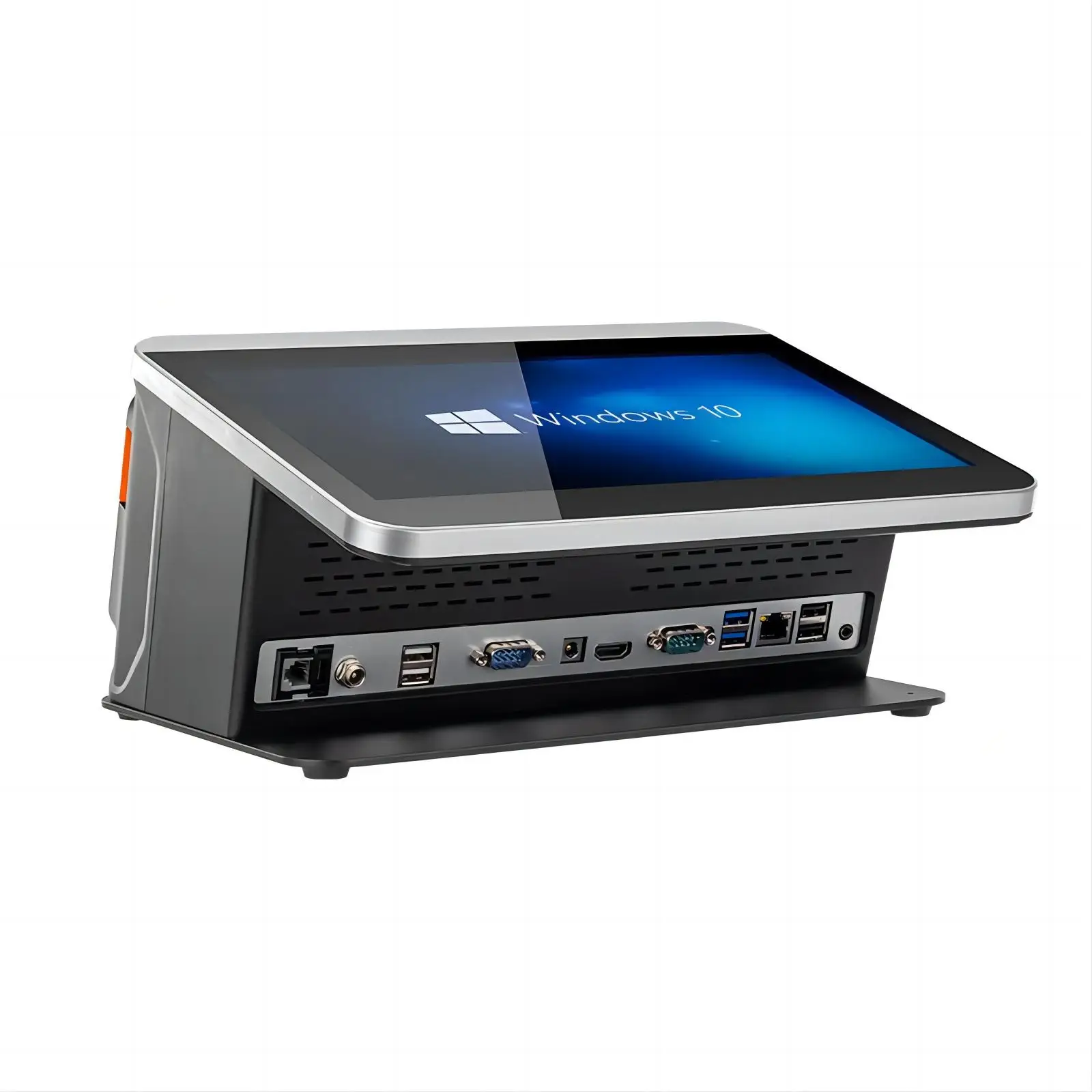 Mini registratore di cassa per supermercati all-in-one Windows touch screen da 11,6 con sistema di vendita hardware per ristoranti e stampante da 58/80 mm