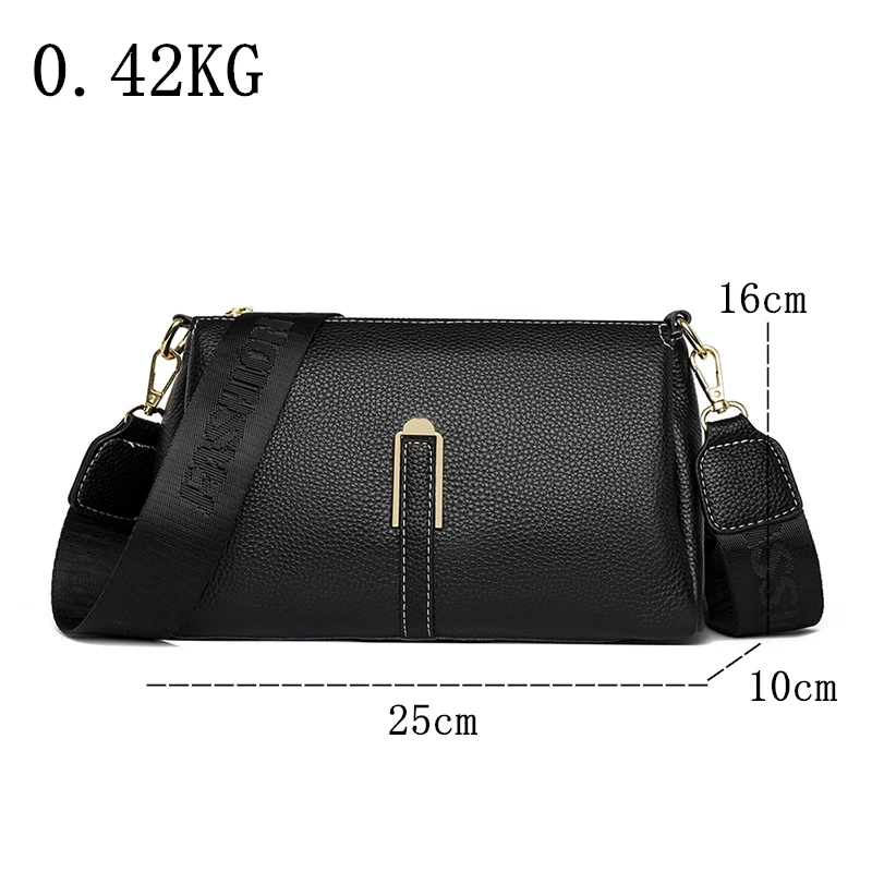 High Quality Cow Leather Ladies Handbag Fashion Luxury Female Messenger Shoulder Sac Women Genuine Leather Crossbody Bags Tote