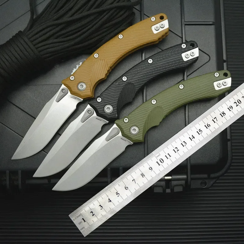 

Kesiwo OEM M390MK Blade 59HRC EDC Pocket Folding Knife G10 Handle Hunting Kitchen Survival Outdoor Tool Utility Camping Knife