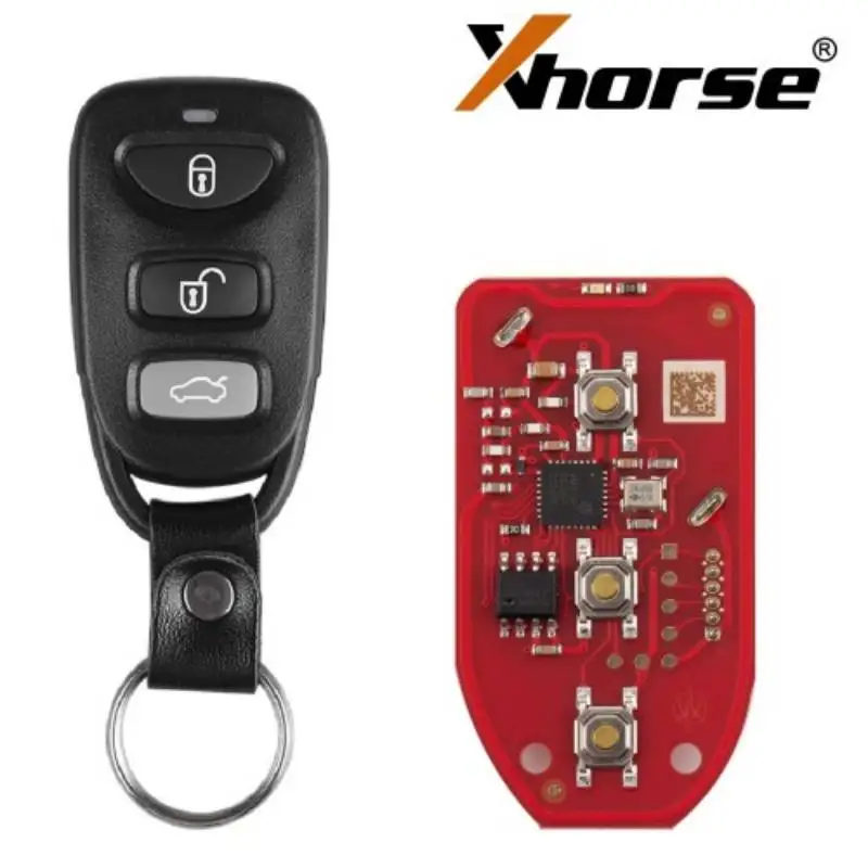 New Xhorse XKHY20EN VVDI Universal Remote Key 2nd Generation for Hyundai KIA Type 3 Buttons Wireless Programming Old XKHY00EN