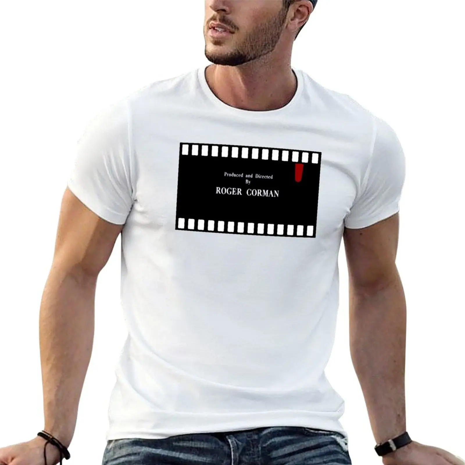 

Roger Corman T-Shirt man t shirts cotton man t shirt heavy cotton T-Shirt