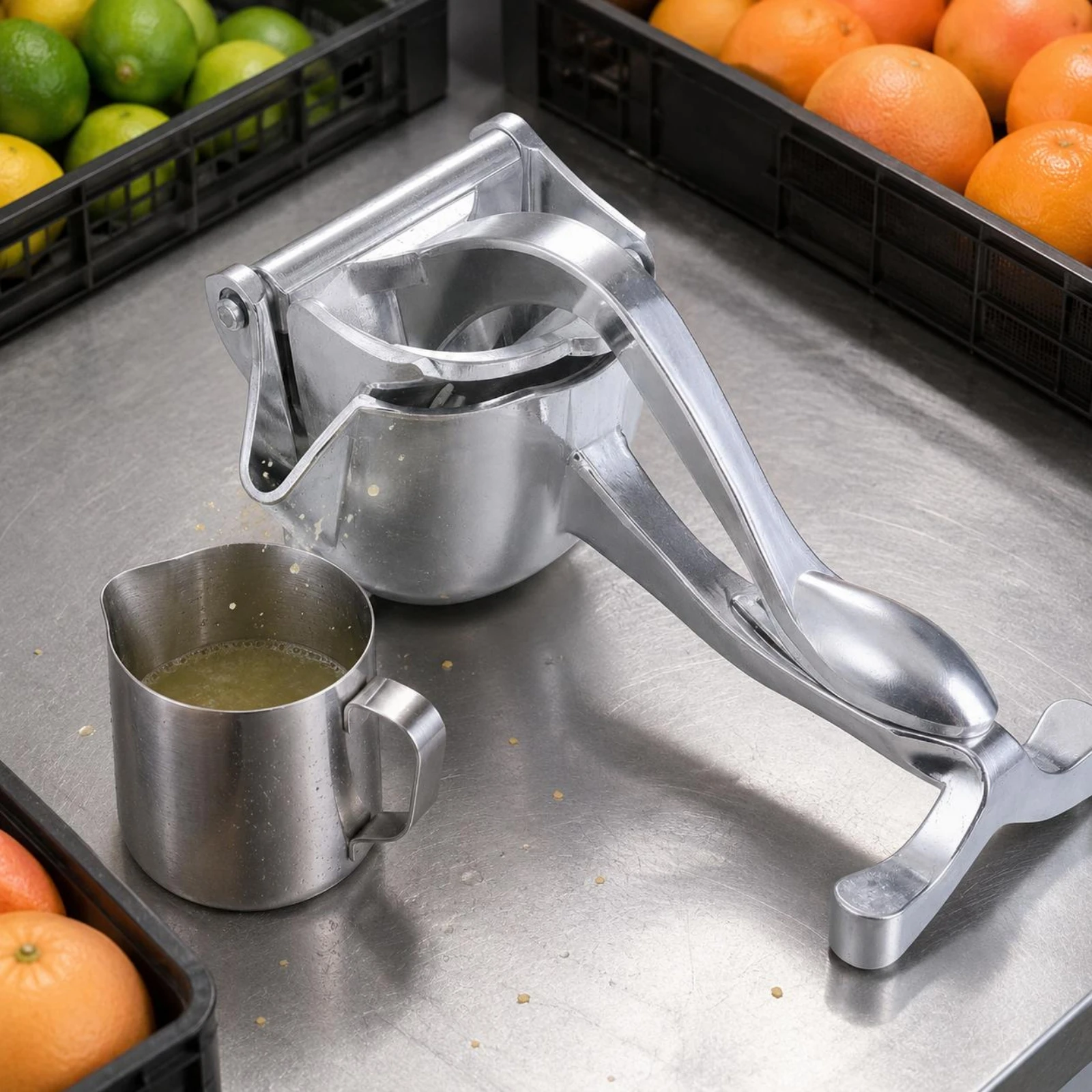 Lever Juicer Aluminum Alloy Hand Press Lemon Presser Citrus Juicer Hinged Handheld Juice Extractor Heavy Duty