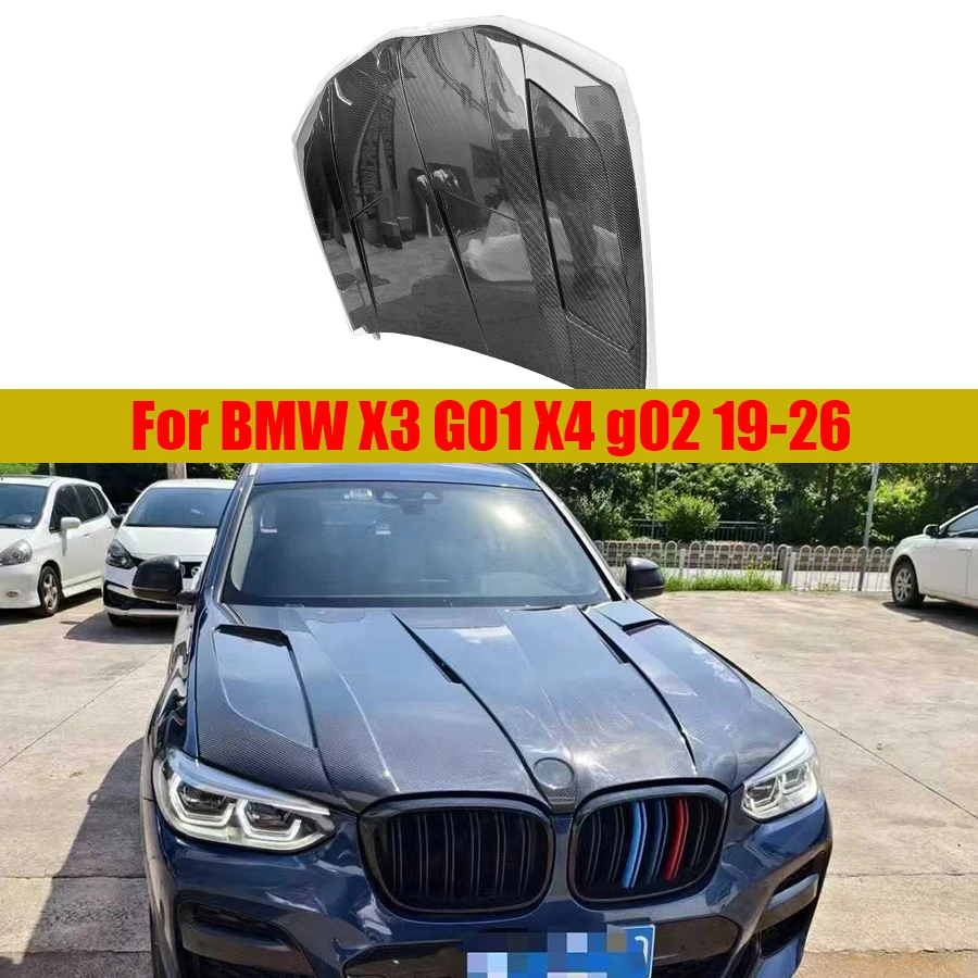 

For BMW X3 G01 X4 G02 2019-2026 Carbon Fiber Hood Forged carbon Engine Cover Hood Car Headliner Hood Cover Car Accessories