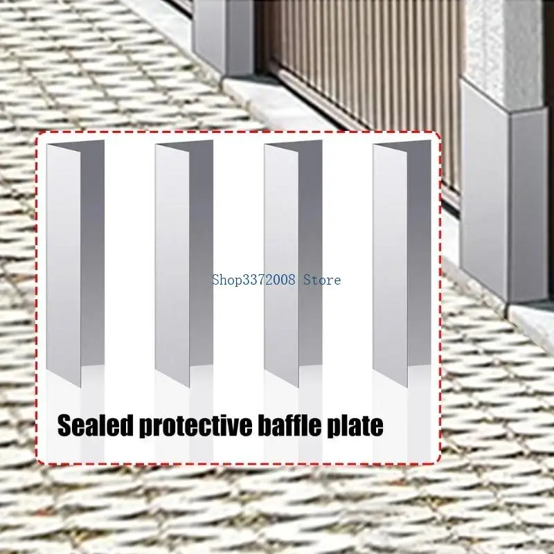  4 Pack Garage Door Sweeps Strips Protective Against Weather and Insect
