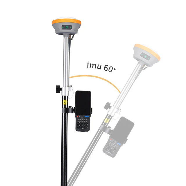 D8pro Hi Target GPS Survey Equipment Rtk,With IMU function, Contains Google Systems,Gnss External Radio  Receiver Base And Rover