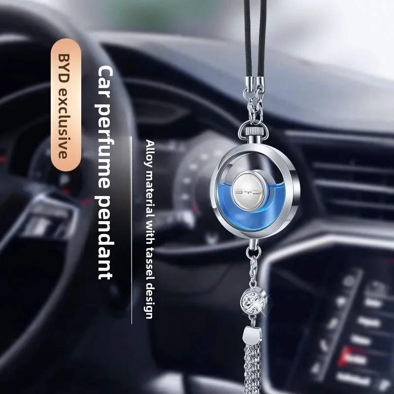Car Perfume Pendant Air Freshener Diffuser Deodorant Aromatherapy for BYD EV Sealed Dolphin DM-i ATTO 3 Qin Pro Tang Yuansuo