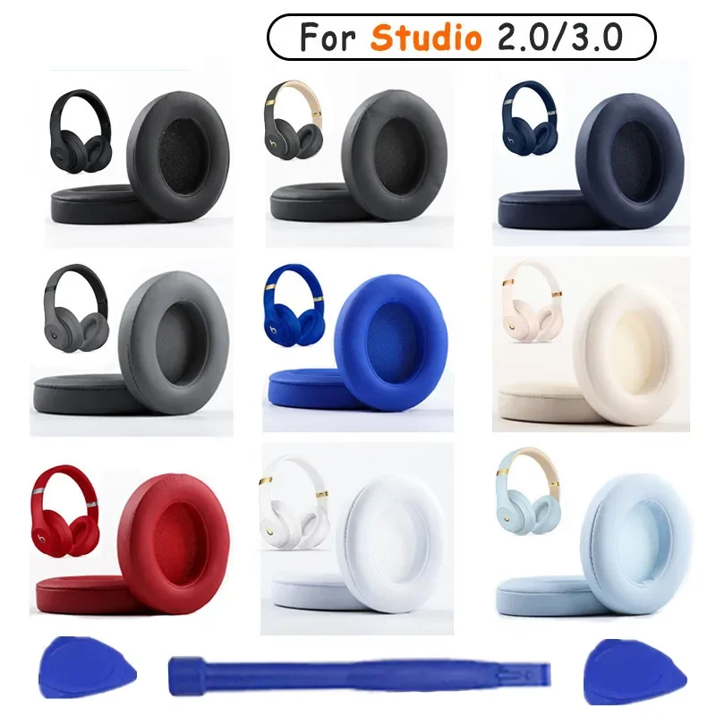 Earpads For Beat Studio 3 3.0 Ear Pads Studio3 Headphone Replacement Pads Studio2 Ear Cushions Earpads  Headset Foam Pad