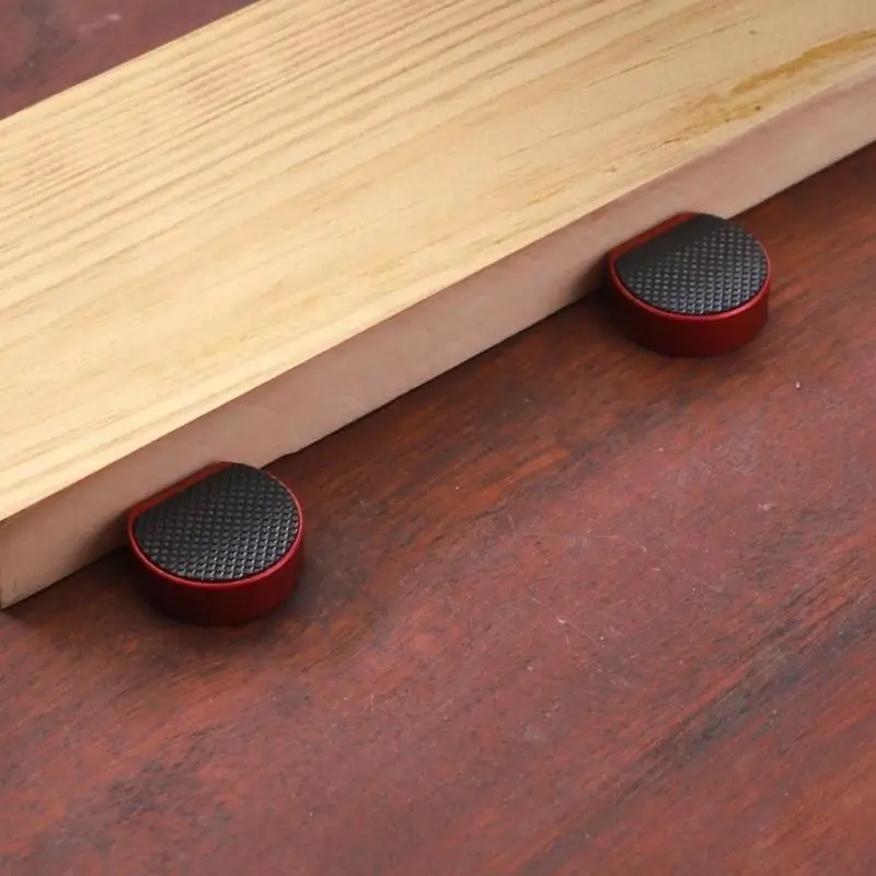 R9UF Woodworking Dogs Table Planing Stop Dogs 4pieces ตั้งค่า workbenches ต่ำหมุดเบรกหยุดโต๊ะแคลมป์