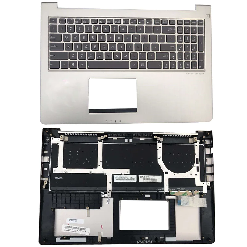 NEW Notebook Computer Case For ASUS U500 U500V UX51 U500VZ UX51VZ BX51VZ Laptop Case Palmrest Upper Case With Backlight Keyboard