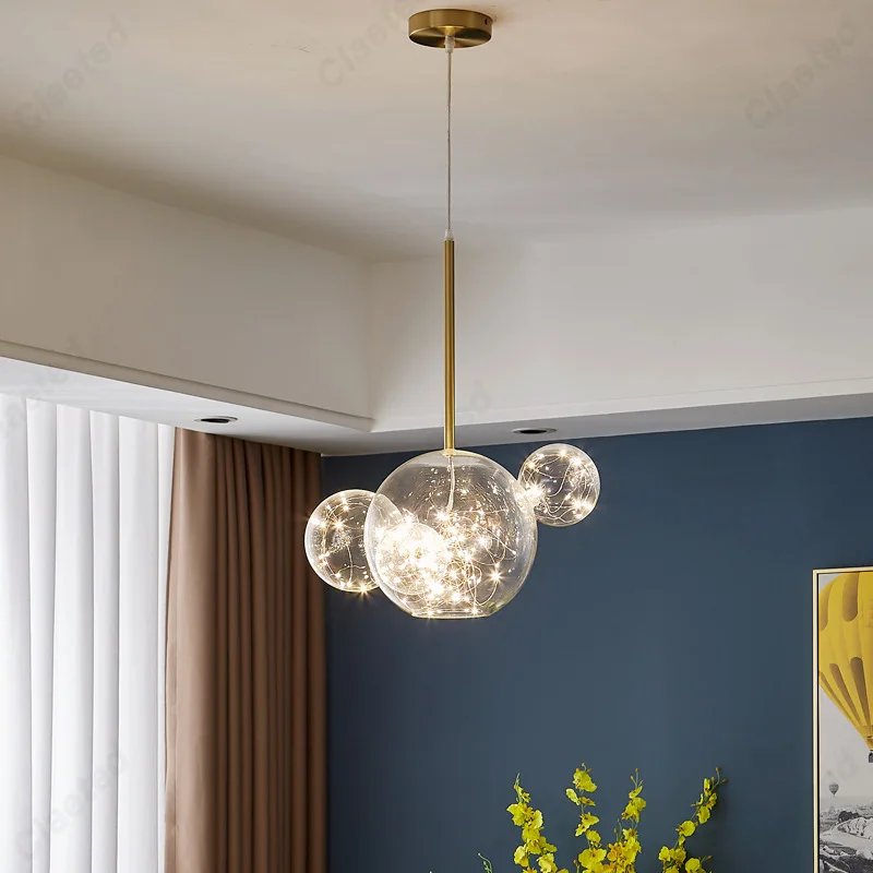 

Креативная простая светодиодная европейская люстра Гостиная Столовая Бар Спальня Атмосфера Декоративное освещение