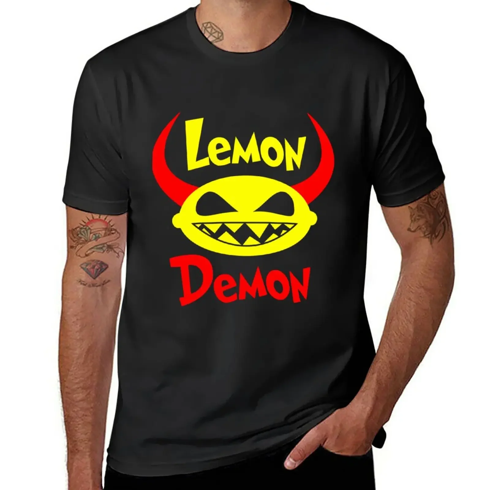 New Lemon-Demon-Merch T-Shirt for a boy plus size tops graphic tee shirt summer top funny t shirts for men