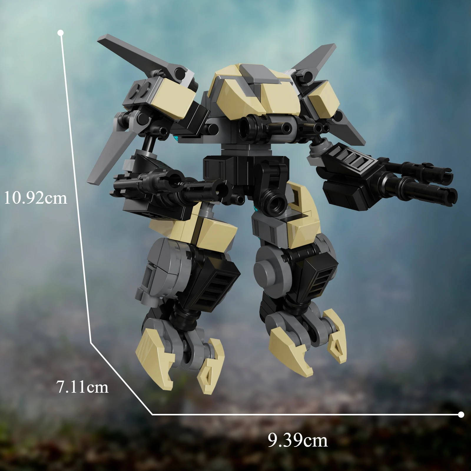 176 Stück Moc Militär waffen Serie Bausteine Montage kreative Kampf Militär Mecha Spiel Ziegel Spielzeug Boxed Weihnachts geschenke