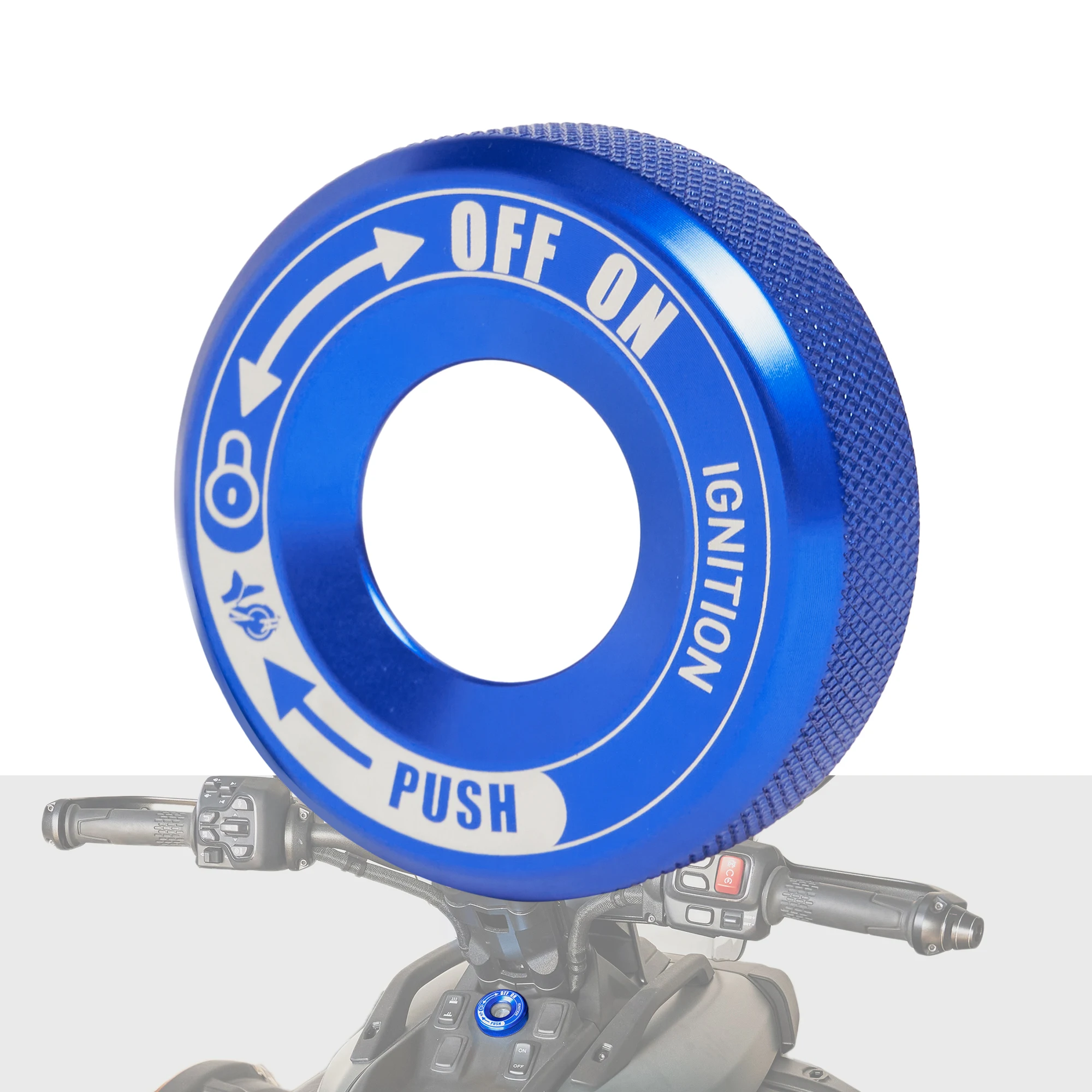 ブルーアルミニウム製イグニッションキースイッチカバー-can-am-canyon-redrock-xt-2025-26用-スタートロック保護キャップ