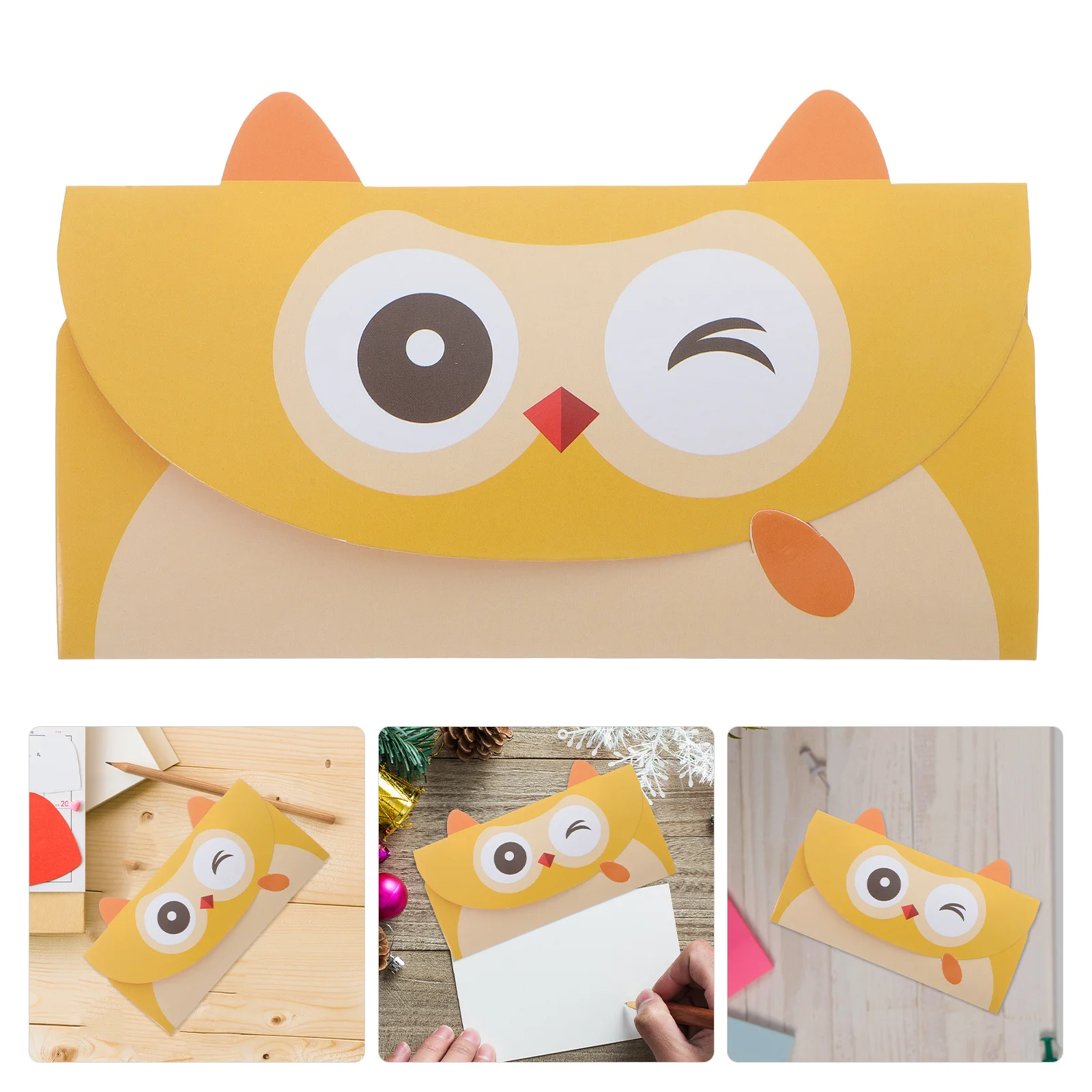 

20Pcs Writable Cartoon Animal Greeting Cards Envelopes Cute Birthday Invitations Shower Thank You Cards Multi-Occasion