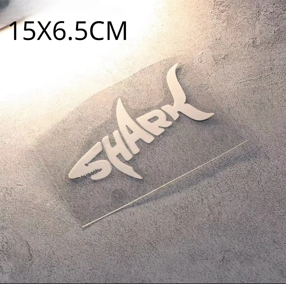 Autoaufkleber SHARK Wasserdichter reflektierender Aufkleber Dekorative Körperaufkleber Abschirmung Kratzer Elektrisches Motorrad modifiziert