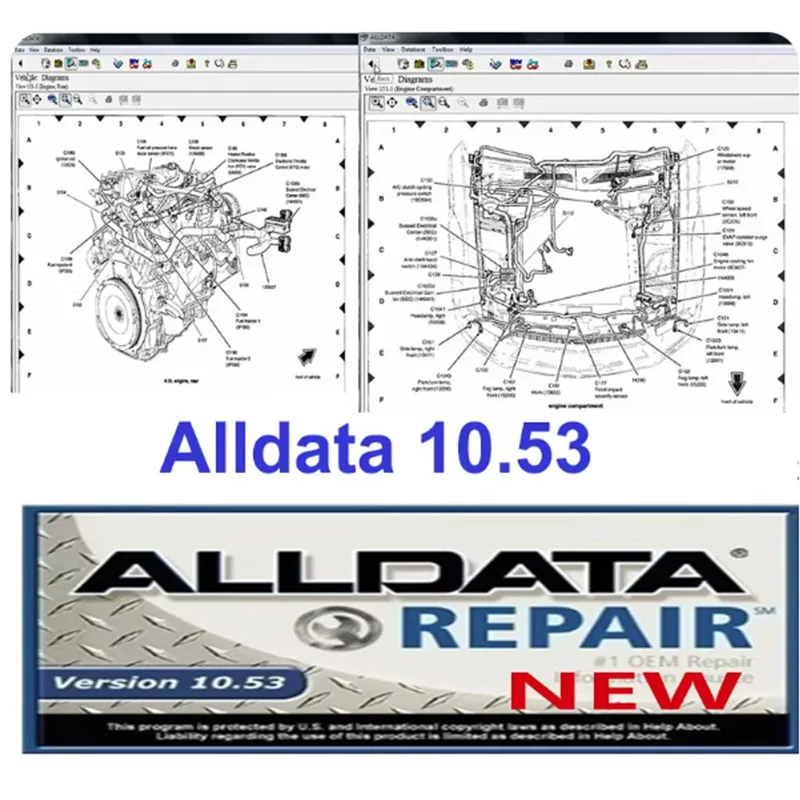 2024 hot sale alldata repair diagram foftware alldata 10.53 software alldata download alldata auto diagnostic install